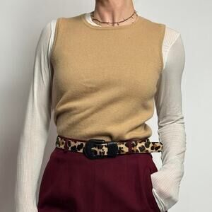 Vintage J.Crew Wool-Cotton Sweater Vest- xs